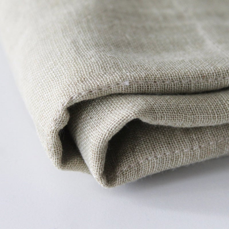 Nawrap 100% Organic Cotton, Face Towel, Green/Ivory - Image 5